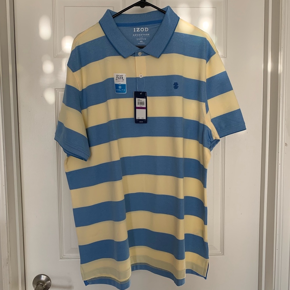 Men’s Izod NWT Sports Flex Cool FX golf polo XXL